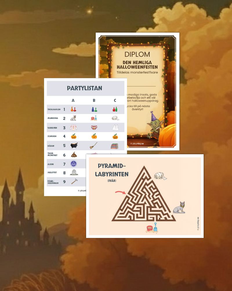 Den Hemliga Halloweenfesten (4-10 år)